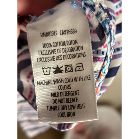 Robert Graham Men's Size 2XL Blue Stripe Flip Collar & Cuff Button Shirt XXL - Picture 10 of 10